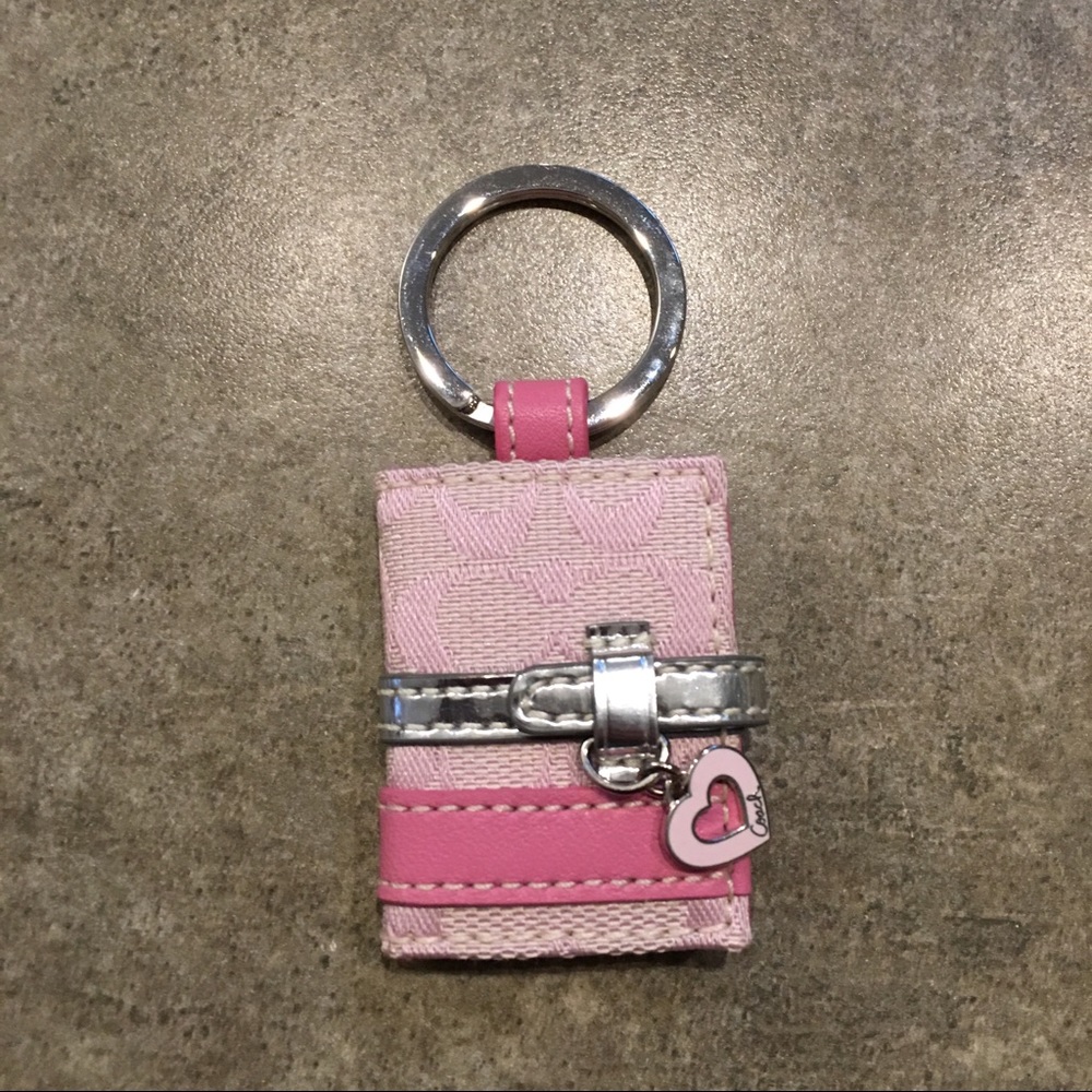 Coach Logo Picture Keychain
